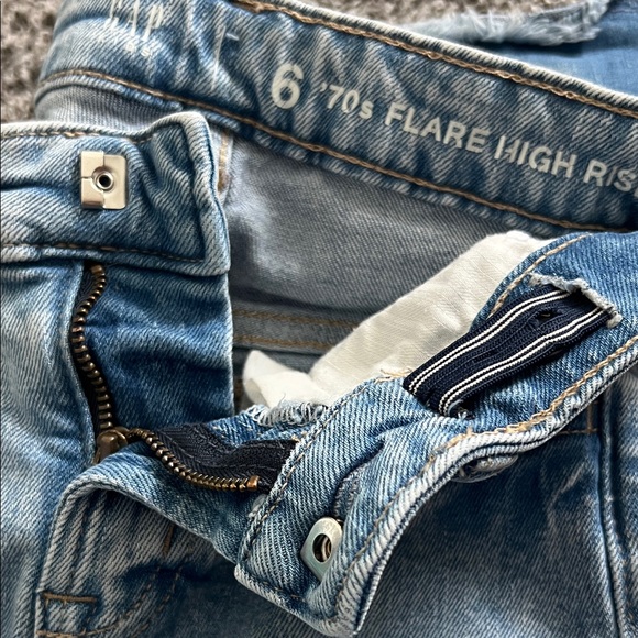 Girls Gap 70s Blue Flare Jeans - Picture 2 of 3